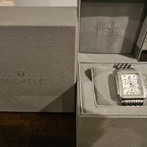 Michele Silver Watch for Women